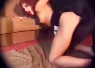 Horned Up Redhead Lady Shows Off Her Love for Dogs in Steamy Scene