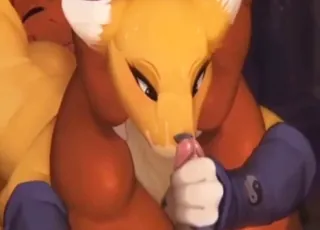 Furry Foot Fetish Girl Gets Oral Sex and Cumshot