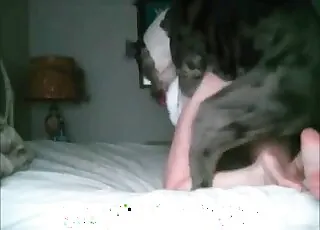 Lustful Wife Gets Doggy Style Sex with a Dog