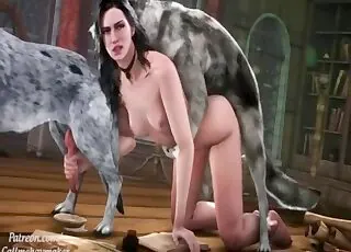 فيديو أنيميشن 3D جميل لجنس الكلاب