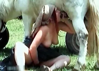 Horsewoman Sex On Camera: Hot Animal Love Scene